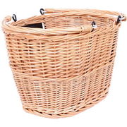 M-Part Borough Oval Wicker Basket With Handles And Quick Release Bracket 