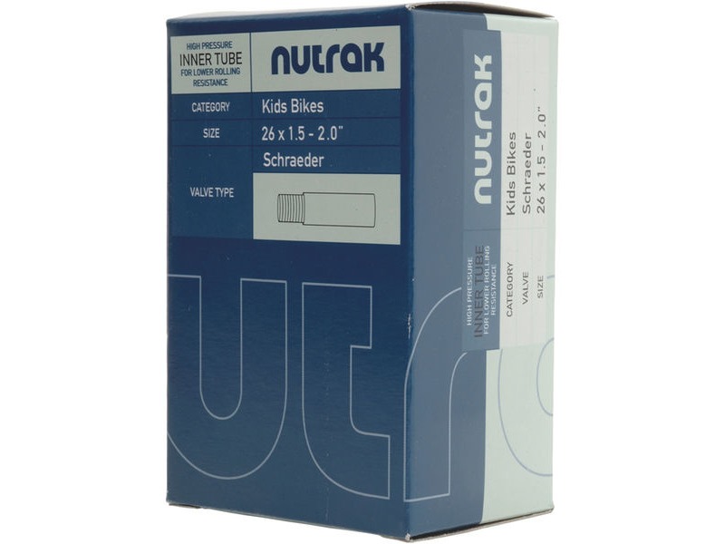 Nutrak 26 X 1.5 2.0 Inch Schrader Inner Tube click to zoom image