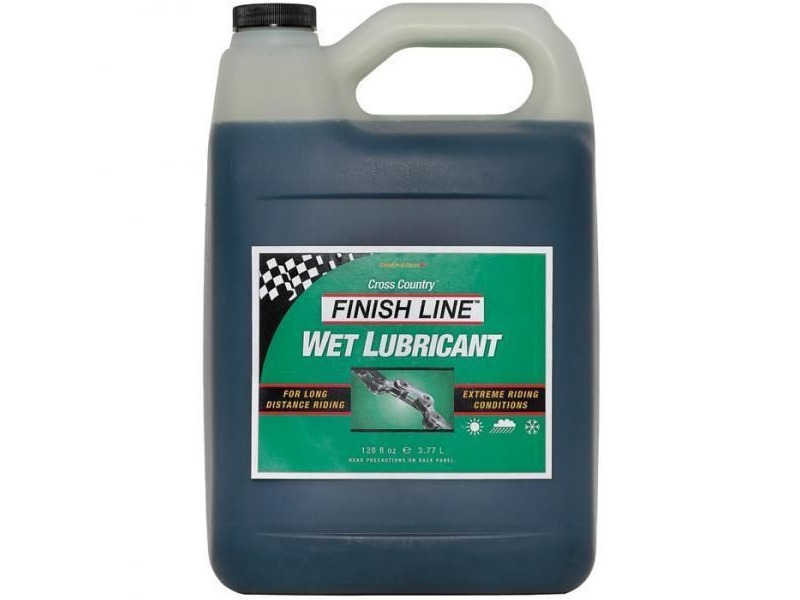 Finish Line Cross Country Wet chain lube 1 US gallon / 3.8 litre click to zoom image