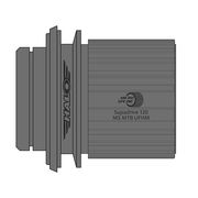 Halo MT Supadrive Cassette Body Shimano Micro-Spline Cr-Mo Spline Freehub Body for MT Supadrive hubs. 