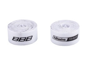 BBB Rimtape HP Adhesive 2m White 2pcs 18mm