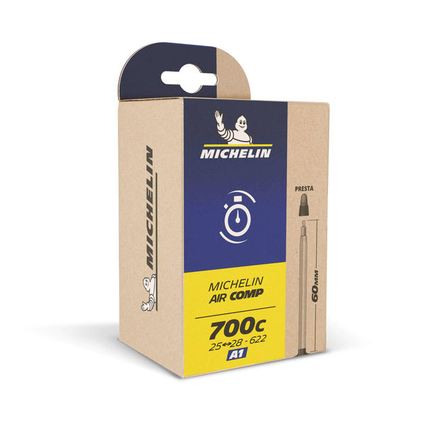 Michelin Airstop Road Inner Tube 700c x 18-25mm (PRESTA 60mm) click to zoom image