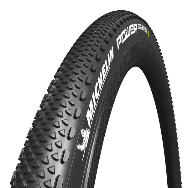 Michelin Power Gravel Tyre 700x33c Black (33-622) click to zoom image