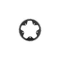 Wolf Tooth 130 BCD Cyclocross Flattop Chainring Black / 48t