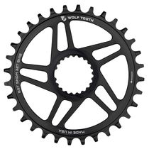Wolf Tooth Direct Mount Chainring for Shimano Cranks - HG+ Black / 30T Boost