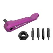 Wolf Tooth Axle Handle Multi-Tool / One Size  Purple  click to zoom image