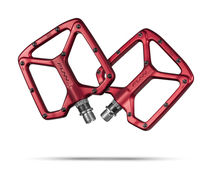 Funn Python 2 Alloy Flat Pedals Long Pins Red 