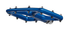 Funn Python 2 Alloy Flat Pedals Long Pins Blue click to zoom image