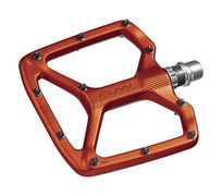 Funn Python 2 Alloy Flat Pedals Long Pins Orange click to zoom image