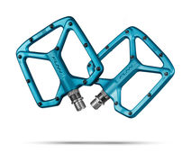 Funn Python 2 Alloy Flat Pedals Long Pins Turquoise 