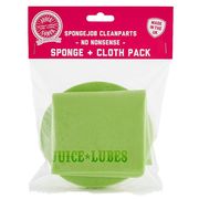 Juice Lubes SpongeJob CleanParts Sponge and Cloth Pack 