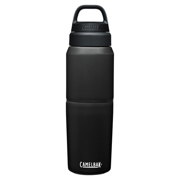 Camelbak Multibev Sst Vacuum Stainless 500ml Bottle With 350ml Cup Black/Black 500ml click to zoom image