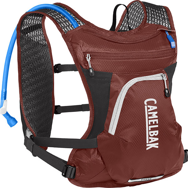 Camelbak Chase Bike Vest 4l With 1.5l Reservoir Fired Brick/White 4l click to zoom image