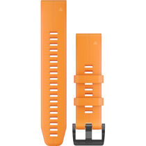 Garmin Fenix 5 - quickfit 22 watch band - solar flare orange