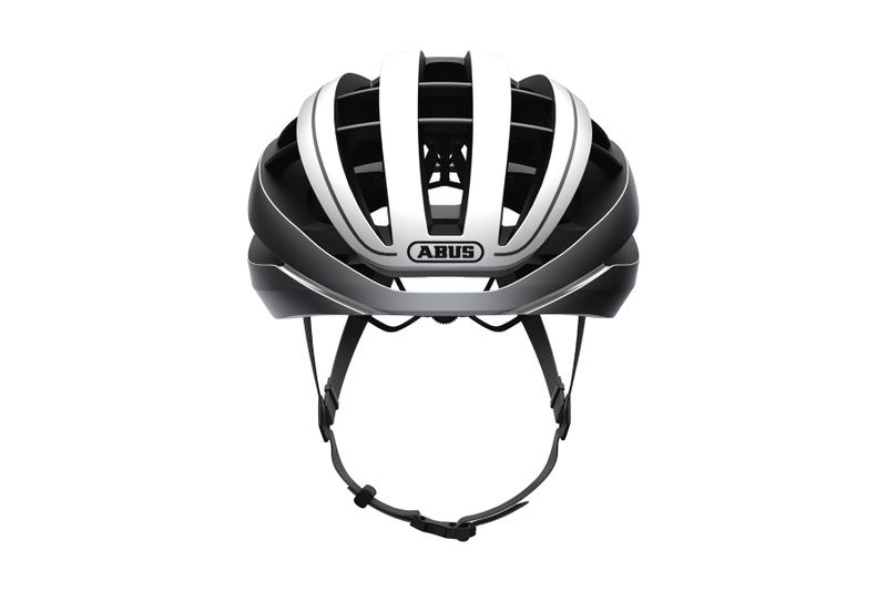 Abus Aventor Silver Helmet click to zoom image