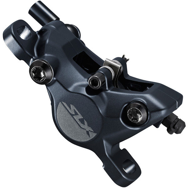 Shimano SLX BR-M7100/BL-M7100 SLX bled brake lever/post mount calliper, rear left click to zoom image