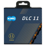 KMC DLC 11 Black/Orange 118L Chain click to zoom image