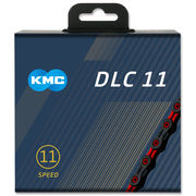 KMC DLC 11 Black/Red 118L Chain click to zoom image