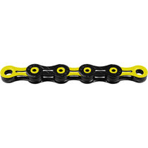 KMC DLC 11 Black/Yellow 118L Chain