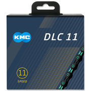 KMC DLC 11 Black/Celeste 118L Chain click to zoom image