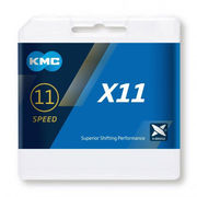 KMC X11 Silver/Black 114L Chain click to zoom image