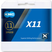 KMC X11 Silver/Black 118L Chain click to zoom image