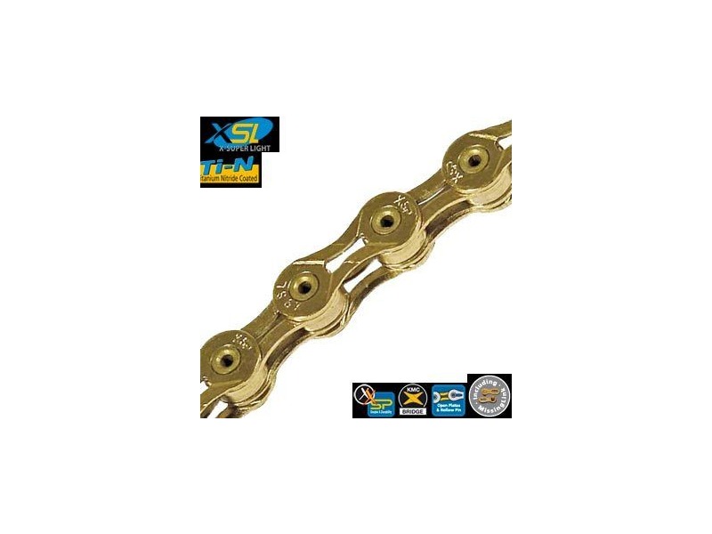 KMC X9-SL Gold Chain 116L click to zoom image