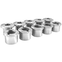 TA Alloy Double C/Ring Bolts Silver (5)