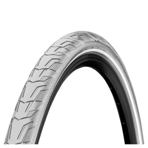 Continental Ride City Reflex Tyre - Wire Bead: Grey/Grey Reflex 700 X 35c click to zoom image