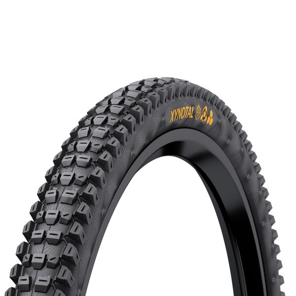 Continental Xynotal Downhill Tyre - Supersoft Compound Foldable Black & Black 29x2.40" click to zoom image