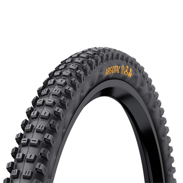Continental Argotal Downhill Tyre - Supersoft Compound Foldable Black & Black 27.5x2.40" click to zoom image