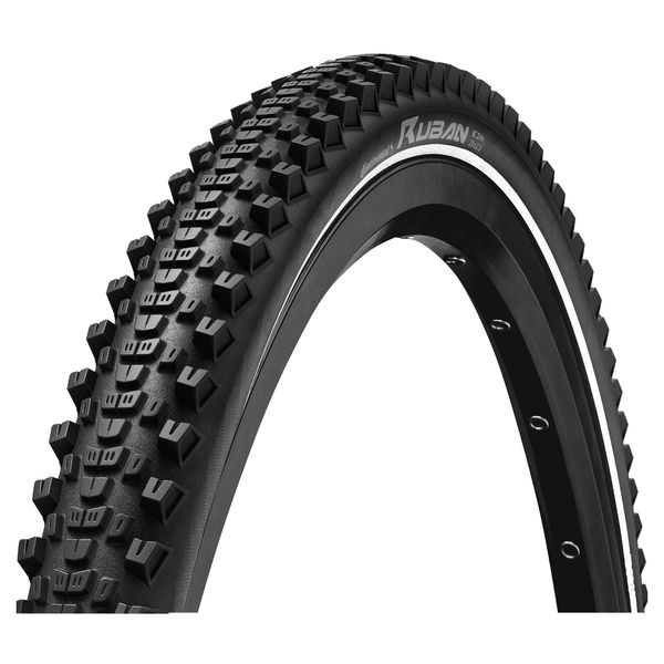 Continental Ruban - Wire Bead Tyre - Wire Bead: Black/Black Reflex 27.5 X 2.10 click to zoom image