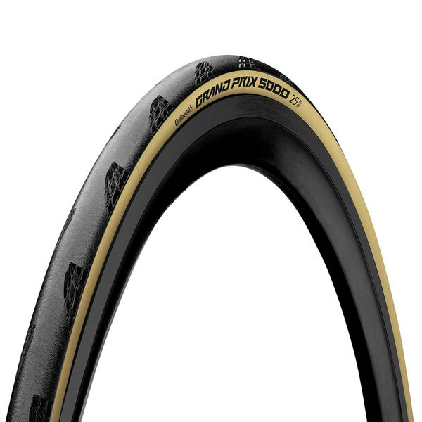 Continental Grand Prix 5000 Tyre - Foldable Blackchili Compound Black/Cream 700 X 25c click to zoom image