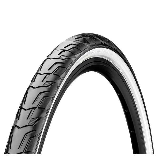 Continental Ride City Reflex Tyre - Wire Bead: Black/White Reflex 700 X 47c (45c) click to zoom image