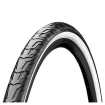 Continental Ride City Reflex Tyre - Wire Bead: Black/White Reflex 700 X 42c (40c)