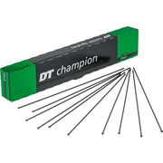 DT Swiss Champion Straight Pull black spokes 14g = 2mm box 20, 304 mm 