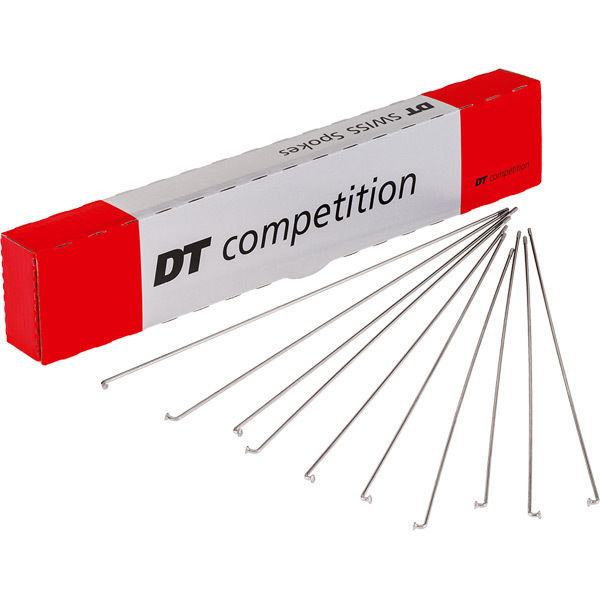 DT Swiss Competition silver spokes 14 / 15 g = 2 / 1.8 mm box 500 click to zoom image