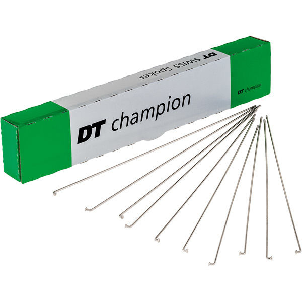 DT Swiss Champion silver spokes 14g = 2mm box 500 click to zoom image
