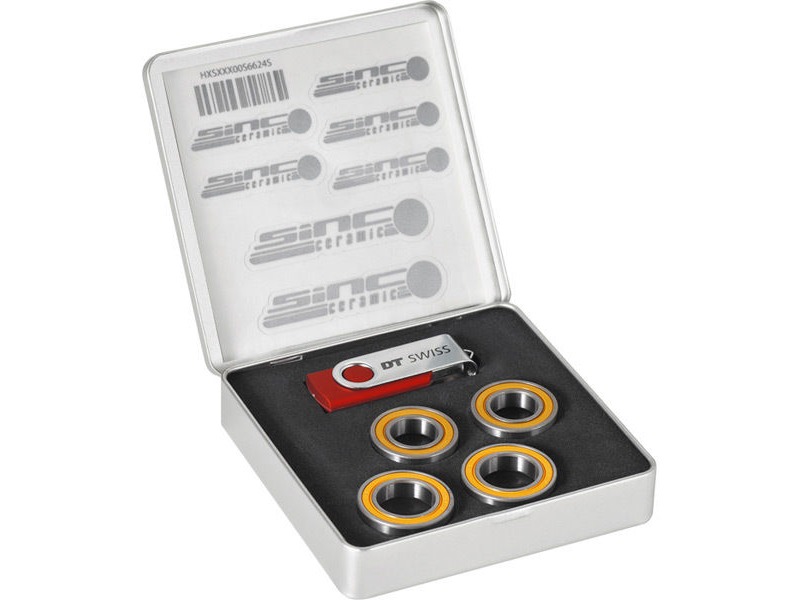 DT Swiss Set of 4 SINC ceramic bearings for 6-Bolt 240 disc brake hubs click to zoom image