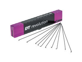 DT Swiss Revolution black spokes 14 / 17 g = 2 / 1.5 mm box 100