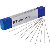 DT Swiss Alpine III silver spokes 13 / 15 / 14 g = 2.34 / 1.8 / 2 mm box 100