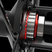 DT Swiss ARC 1400 DICUT disc brake wheel, carbon clincher 62 x 20 mm rim, rear click to zoom image