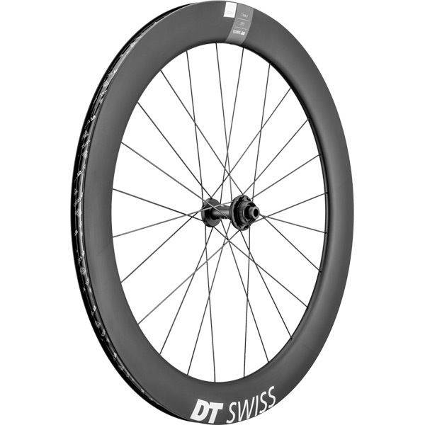 DT Swiss ARC 1400 DICUT disc brake wheel, carbon clincher 62 x 20 mm rim, front click to zoom image