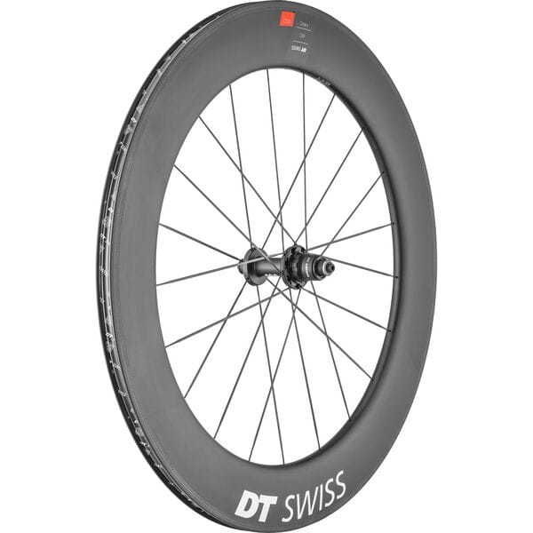 DT Swiss ARC 1100 DICUT wheel, carbon clincher 80 x 17 mm rim, rear click to zoom image