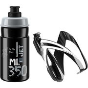 Elite Ceo Jet youth bottle kit includes cage and 66 mm, 350 ml bottle black 