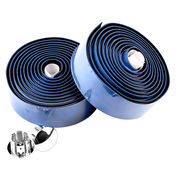 M-Part Primo anti-slip bar tape with shock-absorbent silicone gel  Blue  click to zoom image
