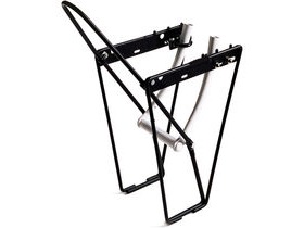 M-Part FLRB front low rider rack with mounting brackets and hoop alloy black