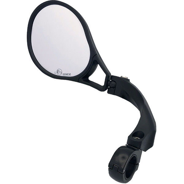 M-Part E-bike E13 approved mirror, adjustable, left handlebar clamp fitting click to zoom image