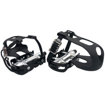 M-Part Alloy including toe clips and straps 9/16 inch thread