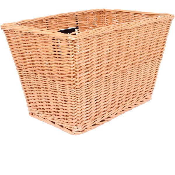 M-Part Spitalfields rectangular wicker basket with mounting plates click to zoom image